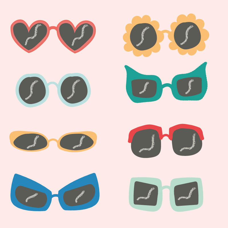 illustration lunettes